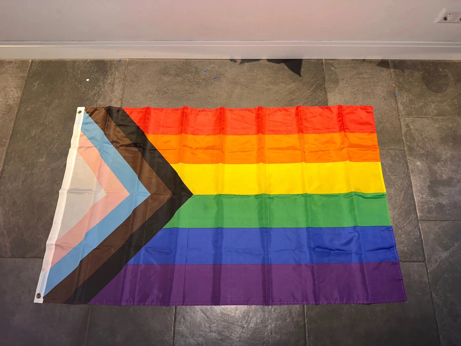 Progress pride vlag - regenboogvlag